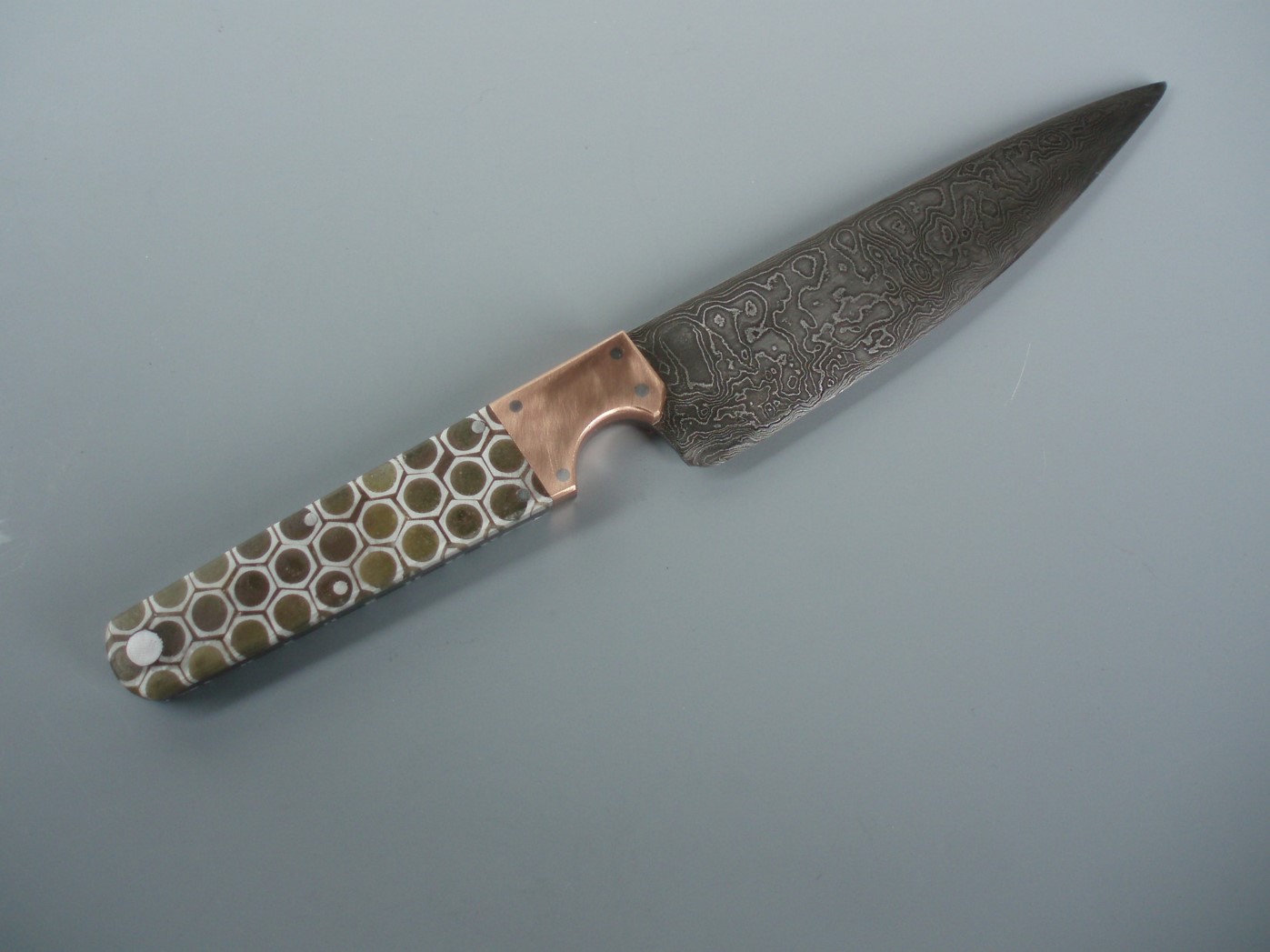 Knife titled 'Honey Comb'
